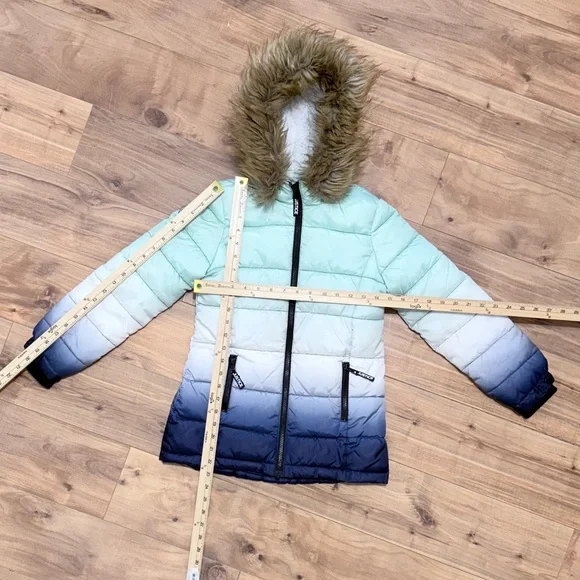 Justice Kids Puffer Jacket Size 8 - Picture 13 of 15
